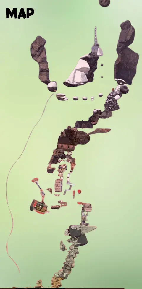 Getting Over it full Map
